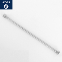 Germany AZOS 304 stainless steel shower hose water heater double head pipe braided pipe shower bellows snake skin pipe