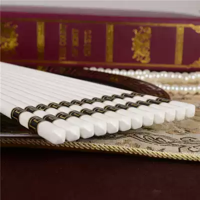 Western household bone china chopsticks fan Jesus Black Gold Palace hotel ceramic tableware chopsticks 10 pairs of gifts