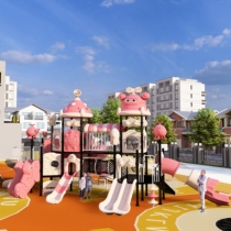 Childrens outdoor large slide kindergarten amusement facilities park amusement equipment water stainless steel slide