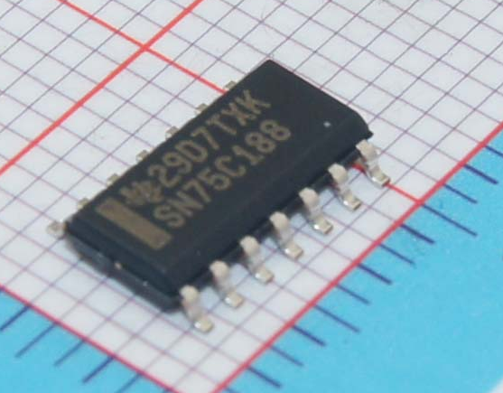 The original imported interface chip SN75C188DR