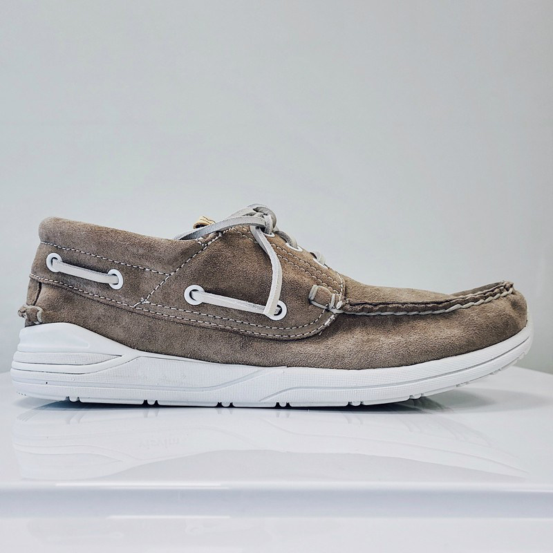 VISVIM UNCLE GUI casual suede lace-up cowhide peas shoes cork sweat-absorbing breathable tide sailing shoes men