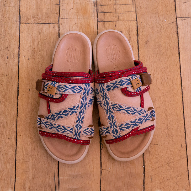 visvim uncle gui cowhide deodorant Chen Guanxi same style cork bread shoes summer beach slippers trendy men - Taobao