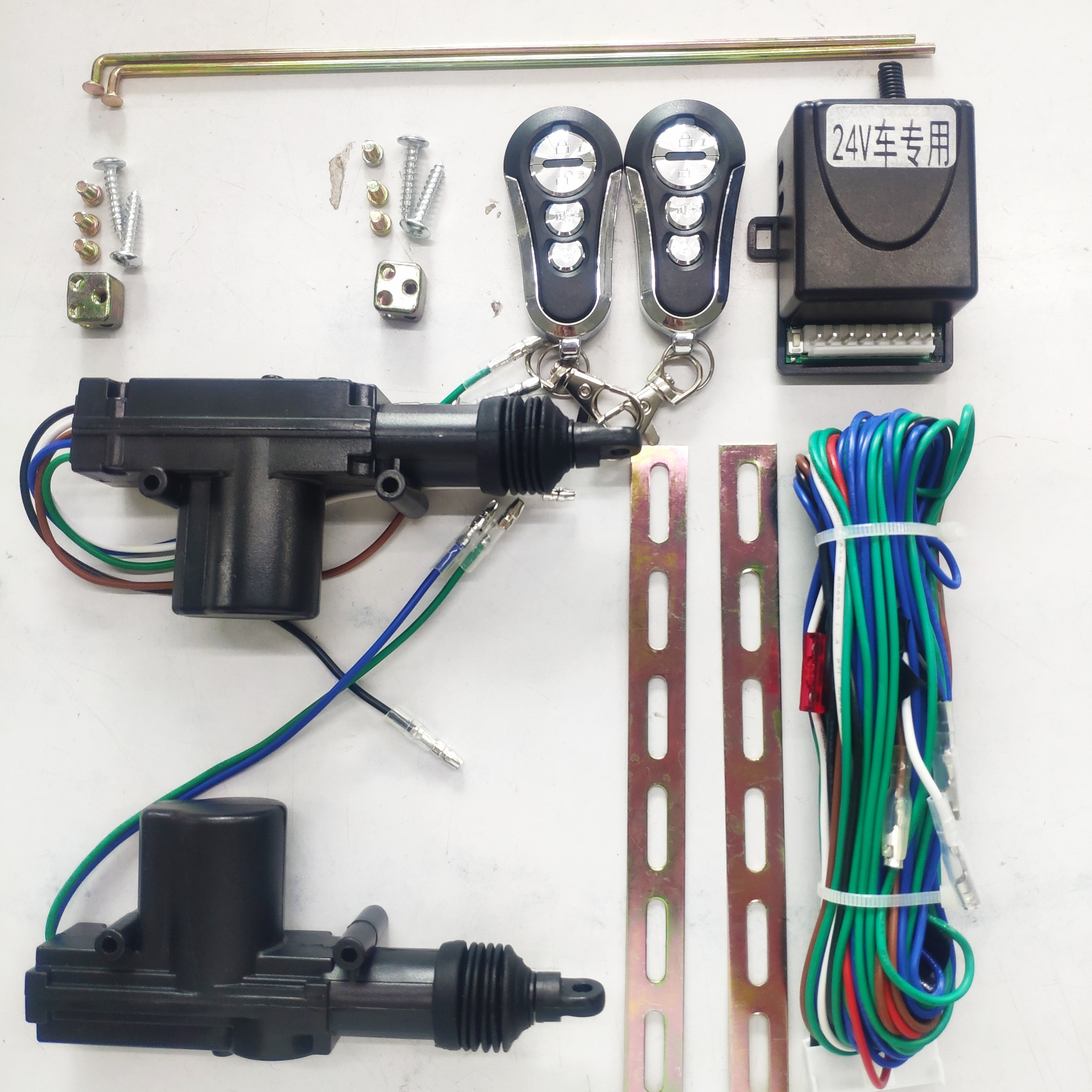 Factory direct truck remote control lock 24v truck door lock 5 2-wire Motor Motor lock can add double flash