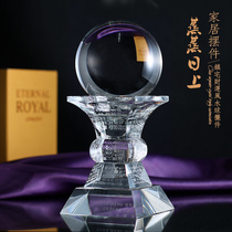 Thriving crystal ball Home Living room entrance decoration crafts Office ornaments Company opening gifts