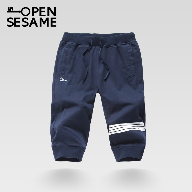 Sesame mở Childrens Wear trai Bảy quần quần mỏng mùa hè quần mới vừa quần trẻ em lớn thể thao nam Quần soóc