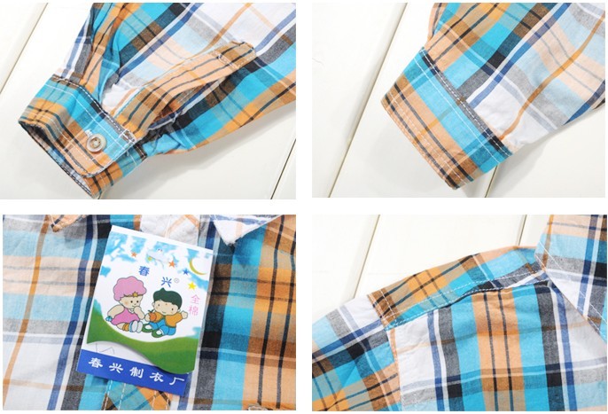 Chemise garcon à manche longue en coton - Ref 2078296 Image 15