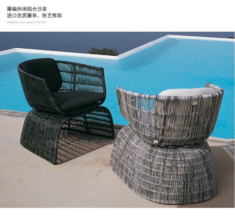 Bàn ghế ngoài trời, ghế mây, người độc thân, dệt, ghế đan bằng liễu gai sáng tạo, ban công, bàn ghế, bàn ghế mây giản dị ghế ngồi ban công