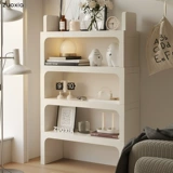 左下 Книжный шкаф Liberty Bookcover установил творческий средний и белый гостиная, домашняя шкаф, шкаф для хранения детей, шкаф