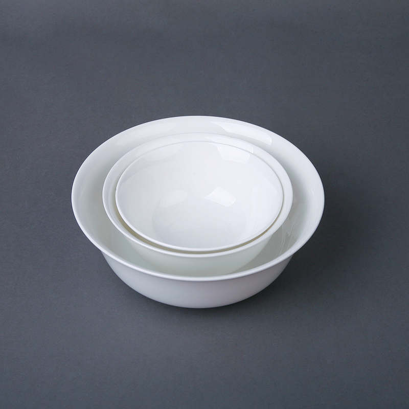 Pure white ipads porcelain bowls contracted household crockery bowl rainbow such as bowl rice bowls little cold dishes