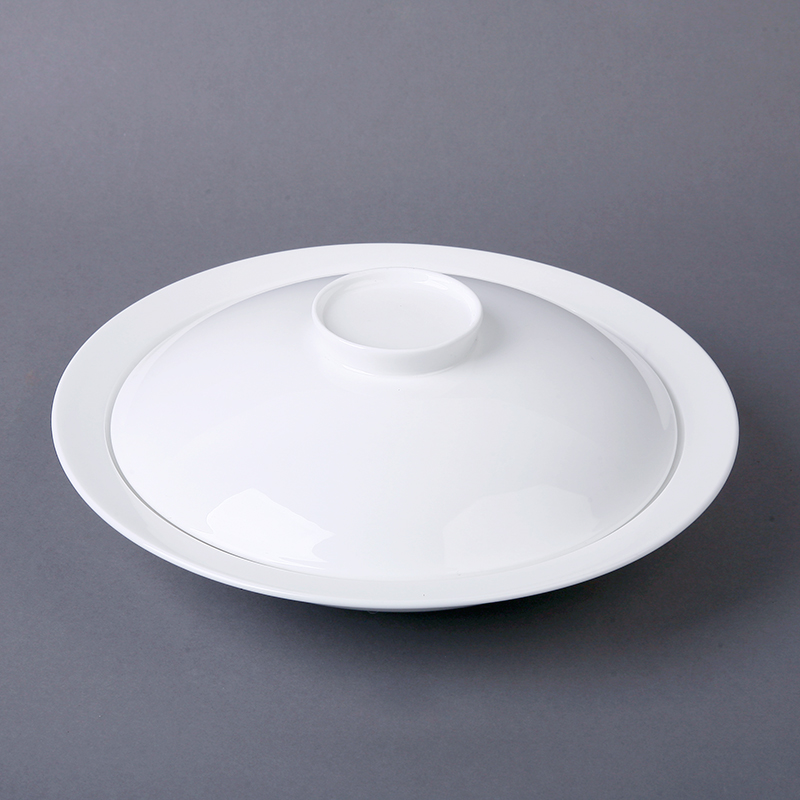 Ipads China with cover insulation food dish plate plate is multi - purpose and combiner deep LIDS, stew meat dish dumpling dish