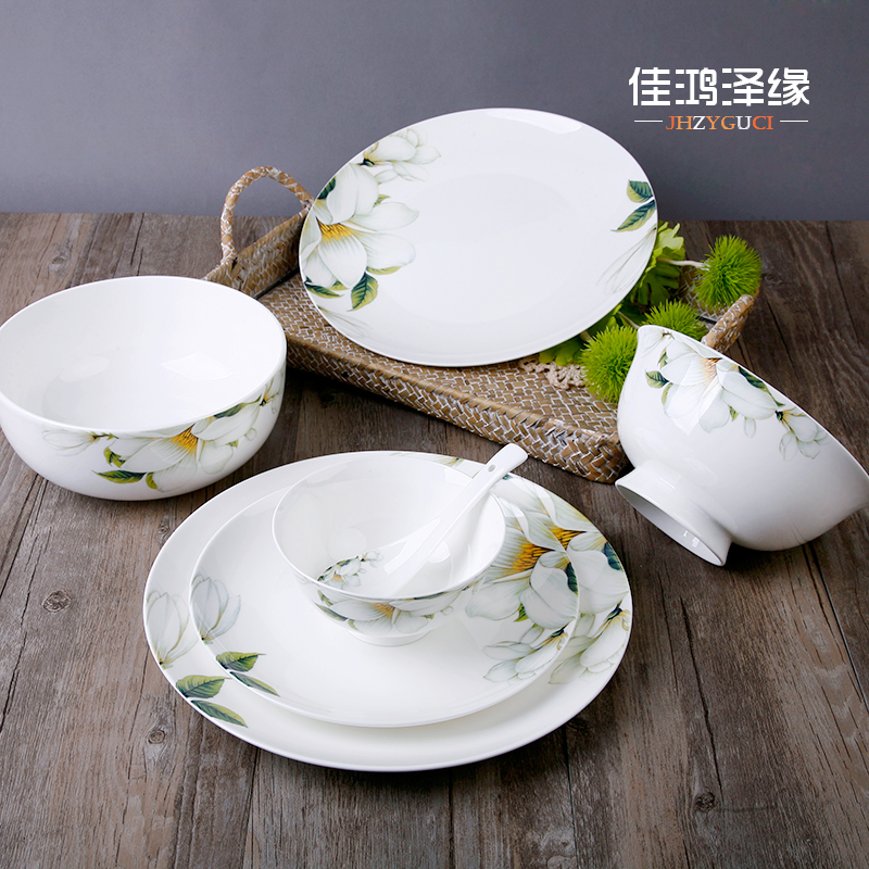 Ipads China tableware rainbow such as bowl bowl of soup pot salad bowl demand plate plate run rice bowls set up the table