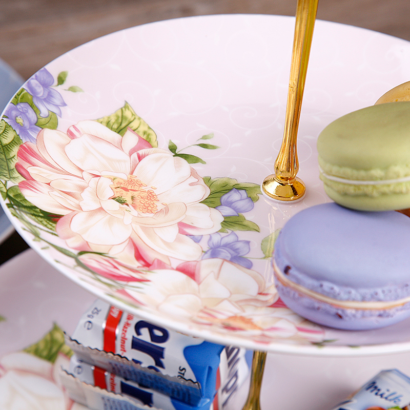 Ou ipads porcelain plate ideas of I sitting room candy dried fruit tray ceramic snack plate of three the layers of the household