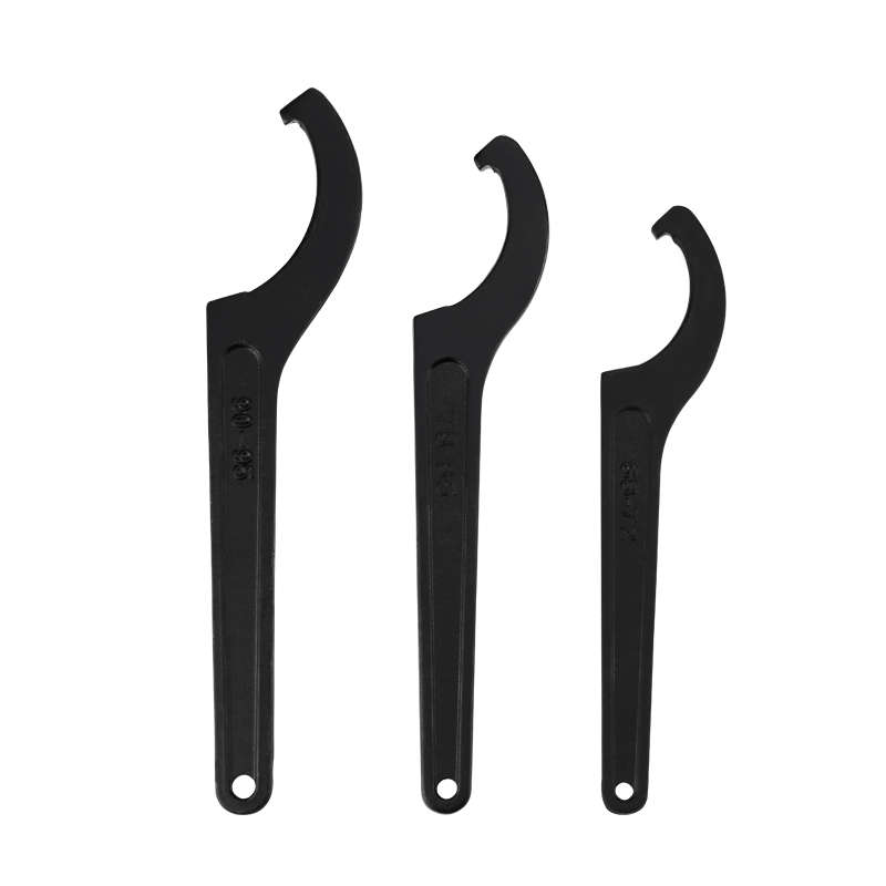 Crescent wrench Hook round nut wrench Side hole Water meter cover hook wrench Water meter cover hook wrench Heat treatment