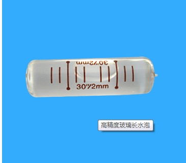 Manufacturer direct sales small 30 s horizontal bubble level bubble glass length water bubble warp and weft instrument standard special accessory