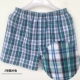 Quần lửng nam mùa hè và trung niên quần ngủ 45 điểm quần short cotton 溥 phần quần ống rộng thoáng khí thoải mái tại nhà kẻ sọc quần kaki nữ