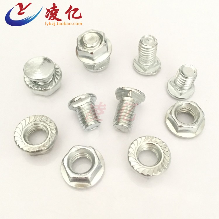 Universal angle steel shelf special screw bridge accessories bridge screw carriage screw M6M8*12 ​​M8*16