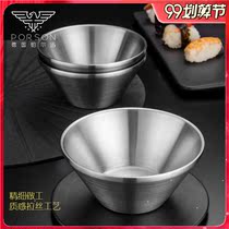 German PORSON304 stainless steel bowl double insulation anti-scalding rice bowl soup bowl adult children home Korean 2