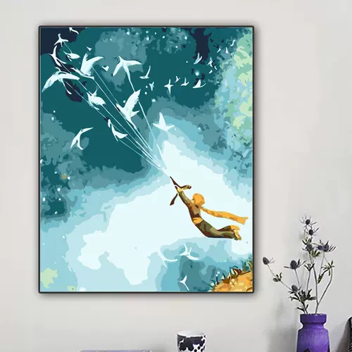 Цифровая креативная раскраска для рисования, масляная краска, декор, «сделай сам», делается под заказ, антистресс, креативный подарок, ручная роспись