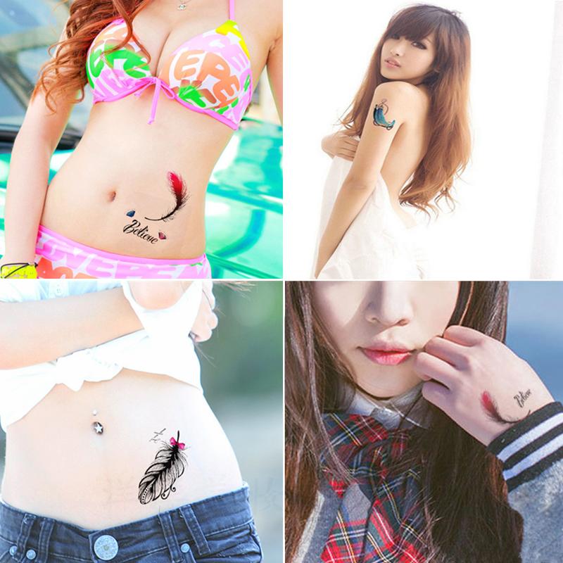 [A 30] dán hình xăm cho nam giới và phụ nữ không thấm nước kéo dài nhỏ tươi sexy body painting mô phỏng dán hình xăm hình dán tattoo