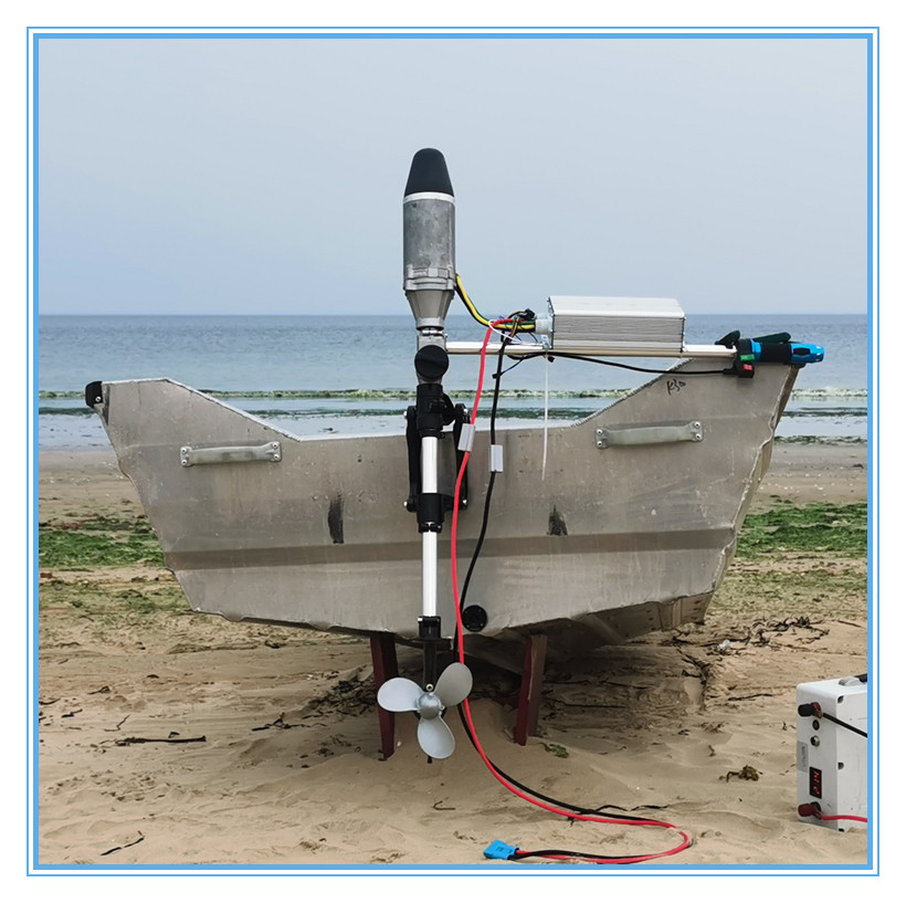 Miao Fly Brushless electric boat outboard motor thruster inflatable rubber rowing submachine boat boat propeller 124v