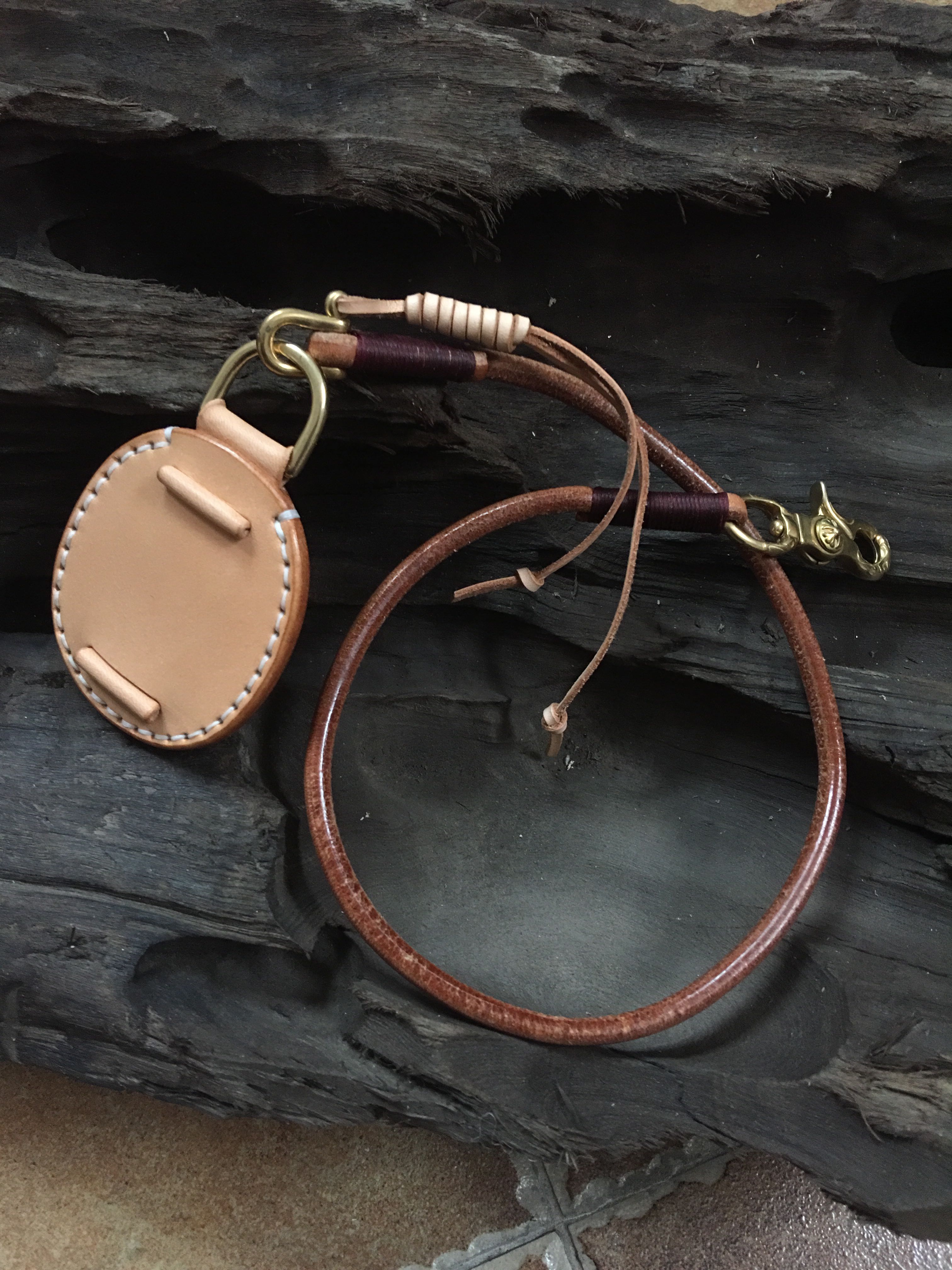 Leather workshop original Italian primary color vegetable tanned leather top layer cowhide watch drag change pocket watch pure handmade leather goods