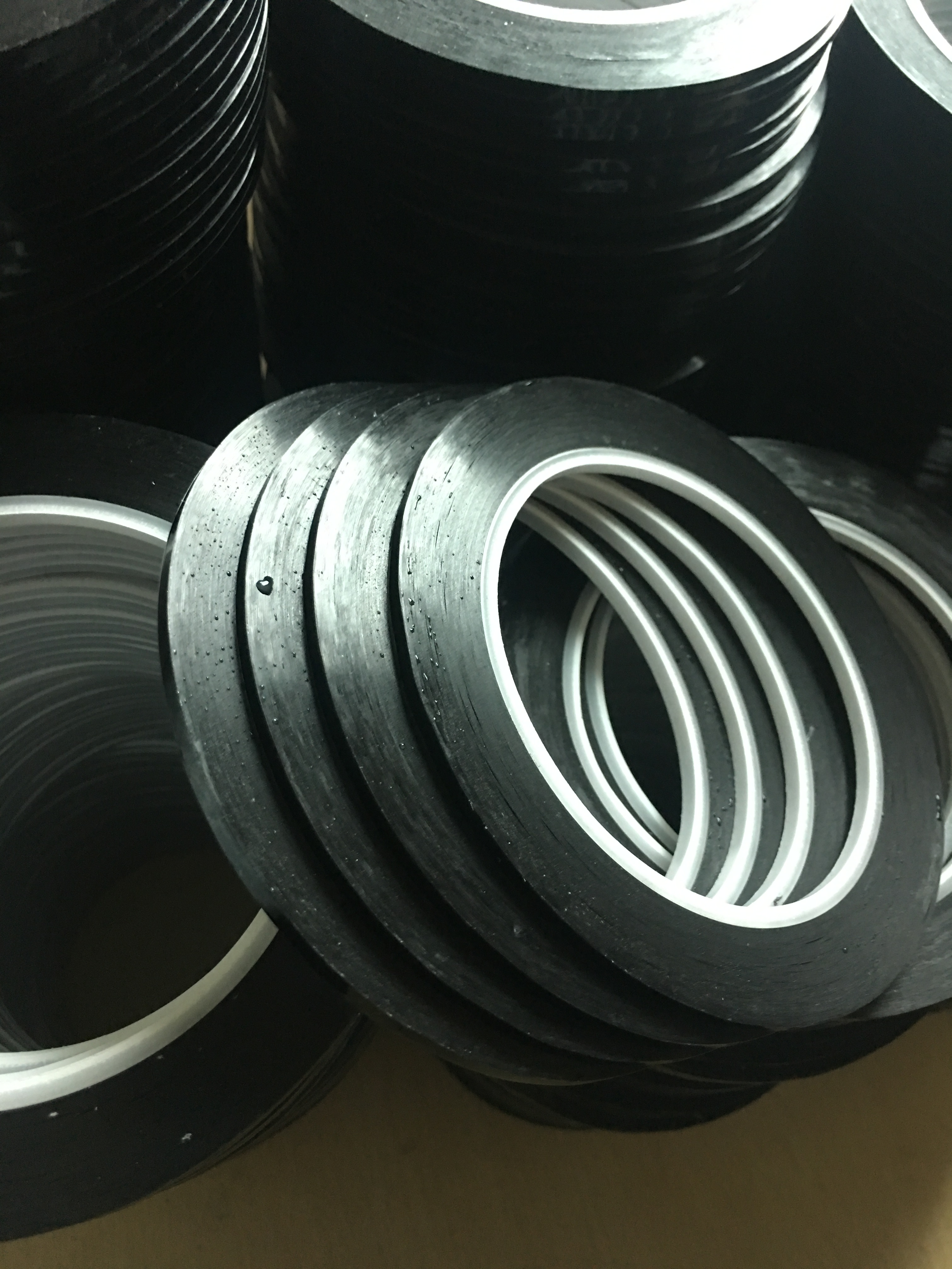 Ultra-transparent curved engraving line with hard edge adhesive tape (amplitude 6mm * 30m 6mm * 50m) 90U thickness