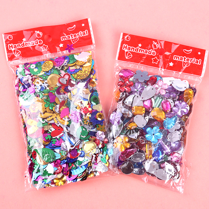 diy handmade sequin accessories sequins pearl sequins special-shaped color acrylic drill handmade material