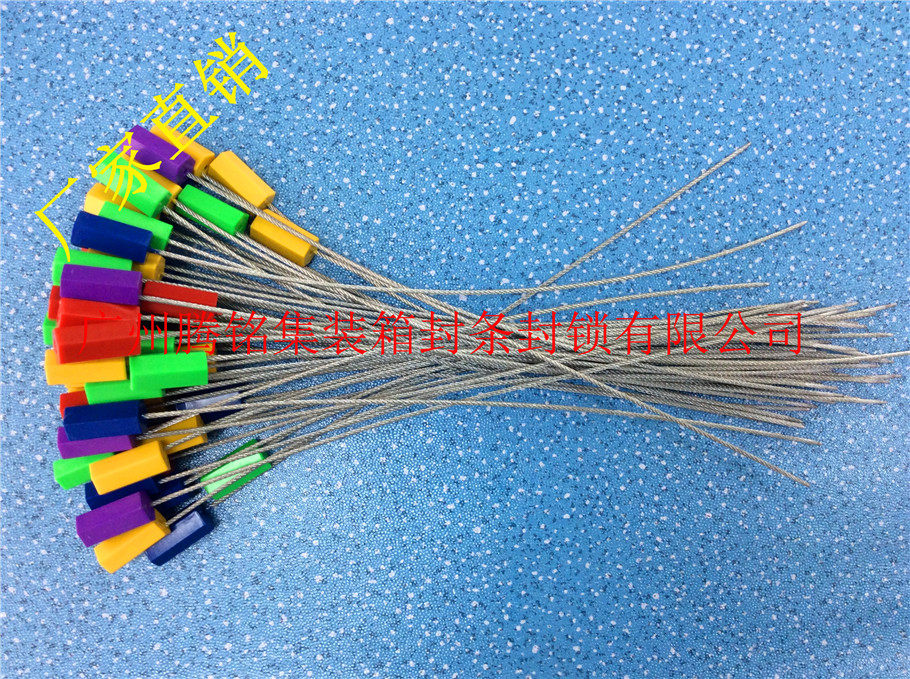 Drawing tight wire seals 30CM Guangzhou seals steel wire seals to seal off disposable freight blockade