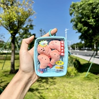 Тарелка с морепродуктами-темно-синяя (мясо креветки)