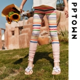 Леггинсы, летняя летняя одежда, средство от комаров, радужные штаны, акула