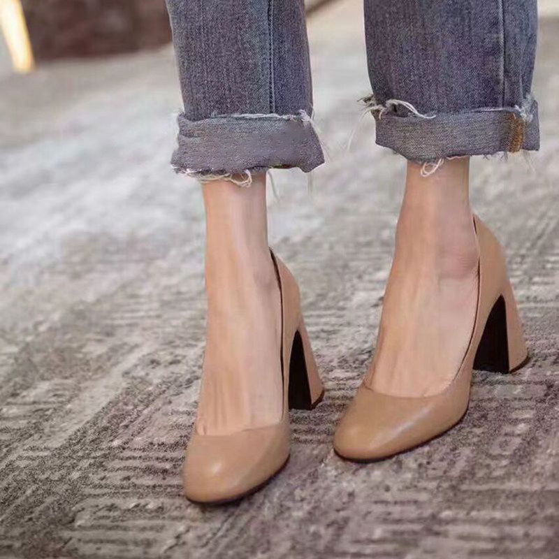 nude winter heels