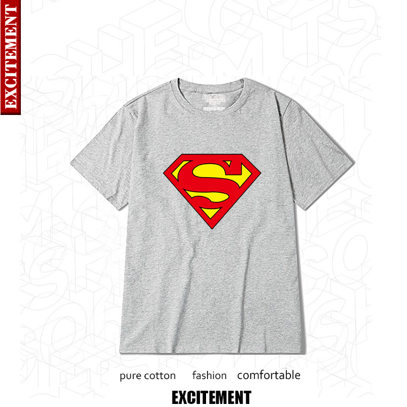 Men and women Superman short sleeve T-shirt running men running, short sleeve blouses clothes Iron Man Lovers Dress Patterns Customizable