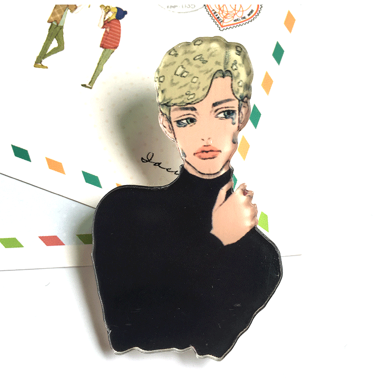 Broche Lovers en autre - Ref 1179019 Image 11