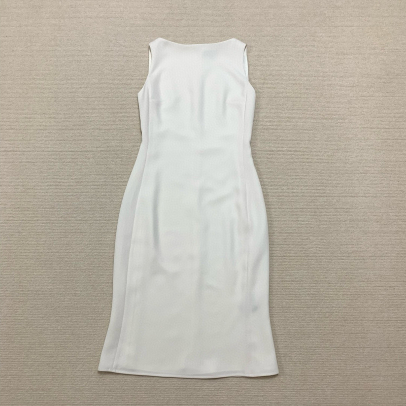 Th 2025 New Women's Clothing, Elegant Workplace Style, Classic Boat Neck Triacetate Fishtail Slim-Fit Dress L0109606