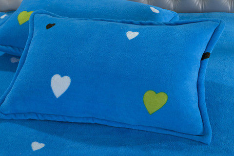 Loyaxuan Coral Fluff Pillow Core Pillow Core Case Set Single Person