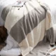 Nordic trang trí chăn mền sofa giải trí đi chăn khăn choàng chăn lười biếng buổi chiều mùa hè nap chăn lông cừu san hô nhỏ - Ném / Chăn mua chăn lông cừu
