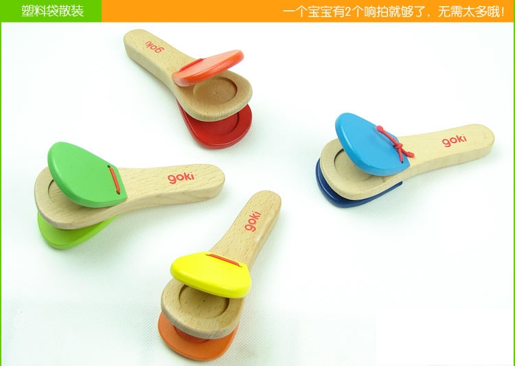 Xuất khẩu sang Đức Bộ gõ Orff cho bé cầm gậy gỗ rắn đúc đồ chơi âm nhạc cho trẻ em bộ gõ cho bé