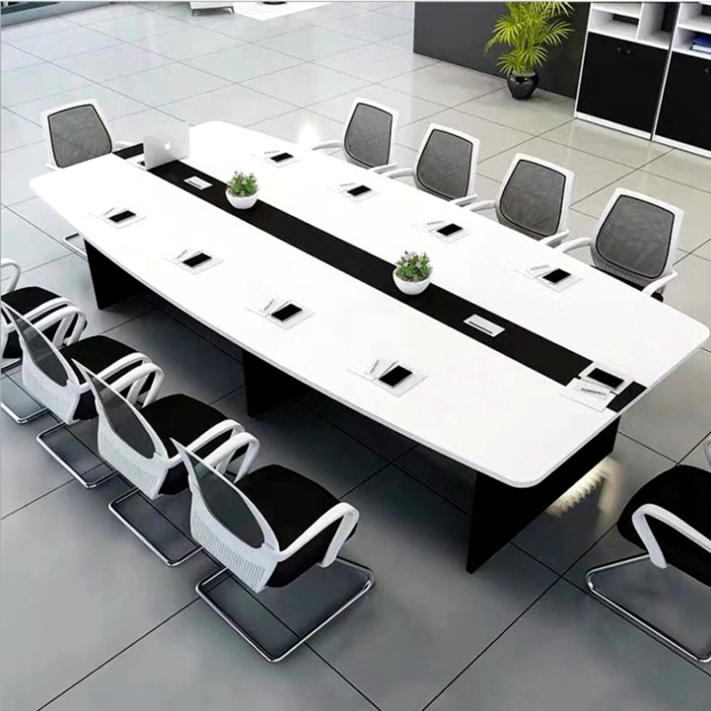 Negotiating table and chairs portfolio company meeting 6-10 people meeting table office long table brief modern training table big small-Taobao