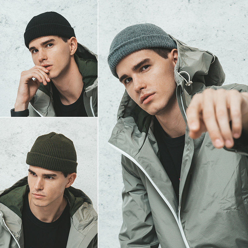 Guapi hat men's winter hat yuppies hat spring and autumn landowners hat han prints women hooliganism hat hair line hat cold hat autumn winter