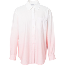 Red-sleeved pink sweet shirt autumn 2024 new womens temperament casual age-reducing girlish gradient suit