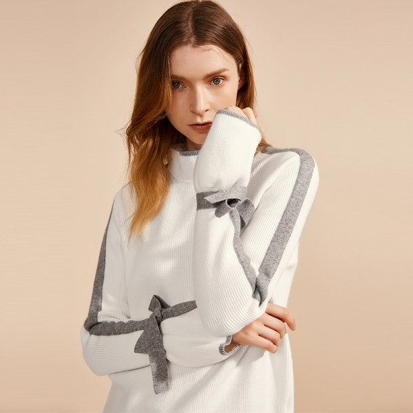 双11预售 红袖 2017新款 女式喇叭袖针织衫 ￥309包邮（定金￥40抵￥80叠加￥30优惠券）3色可选