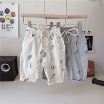 Summer boys cotton shorts 2021 summer clothes childrens pants baby casual pants boys boys five seven points tide
