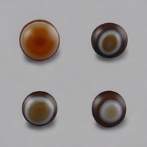 (No returns or exchanges for minor flaws) 7-8MM mini Sky Eye Buddha Eye wrapped sardonyx beads single plant collection (005)