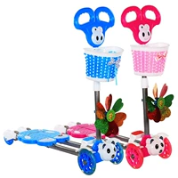 Yo-yo 4 bánh xe tay ga du lịch đường phố mô hình hai mặt 6-12 tuổi trẻ em bốn bánh xe tay ga buggy xe đạp trẻ em 2 bánh