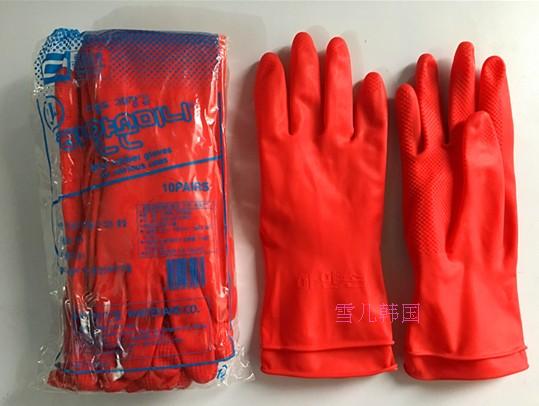 South Korea Imports Rubber Gloves Clean Gloves Not Dropping Scum Not Hurt Hand Domestic Gloves Dishwashing Gloves