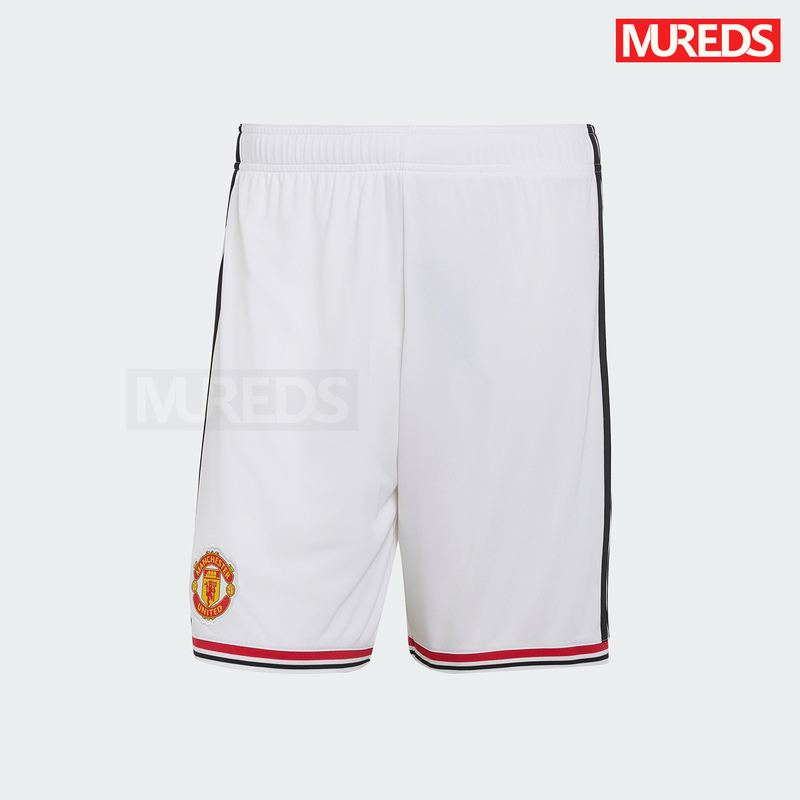 Manchester United Official Authentic Adidas Adidas 26-27 Season Home Football Fan Version Shorts Ka6872