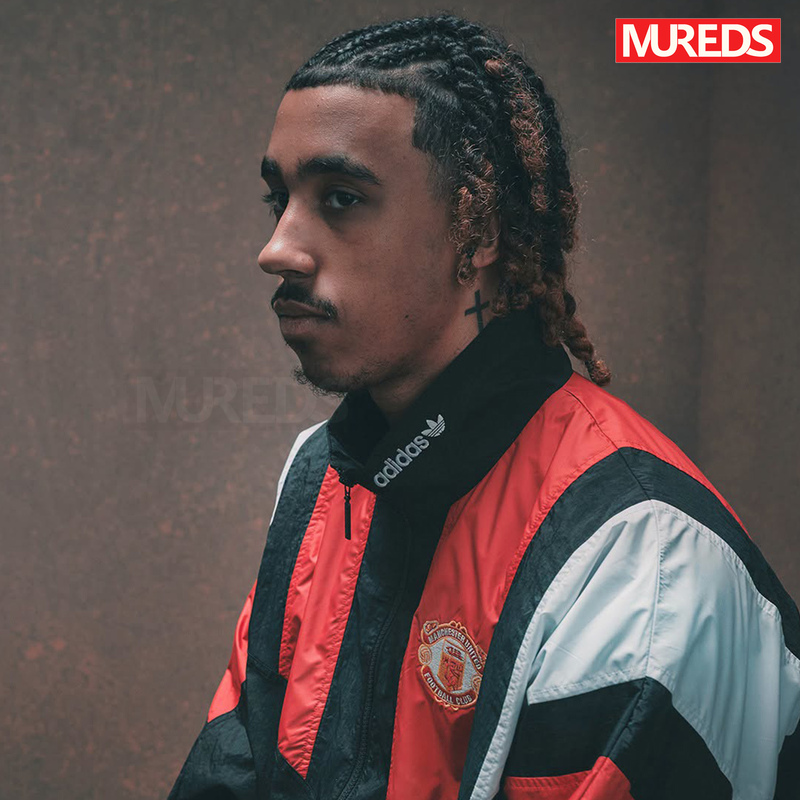 Manchester United Official Authentic Adidas Football Casual Culture Retro Loose High-Neck Jacket Kh4827 Manchester United Official Authentic Adidas Football Casual Culture Retro Loose High-Neck Jacket Kh4827