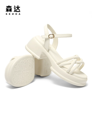 Подходит с юбкой, летние сандалии, летняя универсальная обувь на платформе