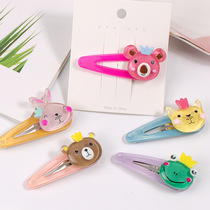 Spring story Korean version of new bbclip DIY acrylic clip cute kitten animal children hairclip