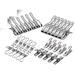 【20个】不锈钢晾晒防风夹子（买3送3）